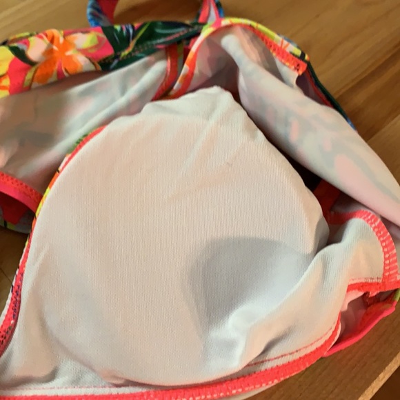 Pink Tropical Floral Boho Cheeky Lined Bikini - Picture 14 of 16